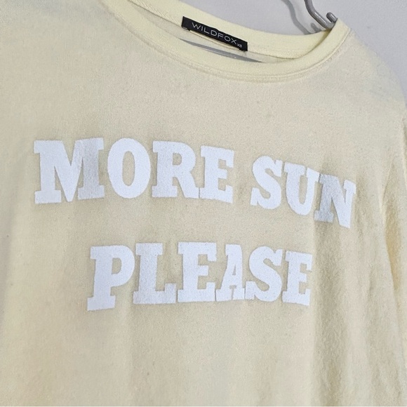 WILDFOX More Sun Please Oversized Ultra Soft Sweatshirt Jumper - Picture 5 of 7